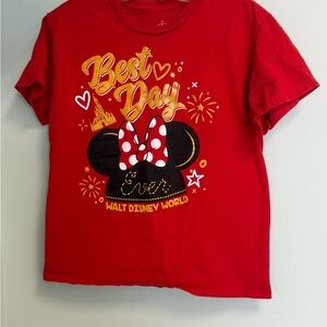 Disney World Red Minnie Mouse T-Shirt